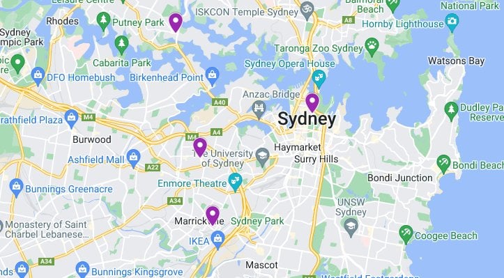 Foot Alignment Clinic Map image  link